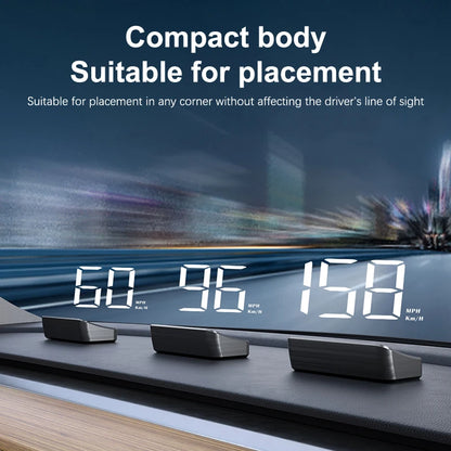 Affichage Tête Haute (HUD) de Vitesse pour Véhicule – Compteur Numérique GPS, Projection sur Pare-Brise, Accessoire Électronique Auto - BLACKBEARD OUTDOOR INDUSTRIES