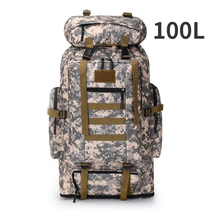 Sac à Dos Tactique 80L / 100L – Grand Volume pour Randonnée, Camping & Trekking - BLACKBEARD OUTDOOR INDUSTRIES