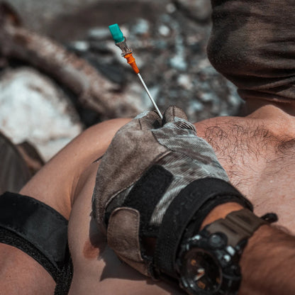 RHINO RESCUE Kit de Décompression à Aiguille 14ga | Cathéter pour Pneumothorax Tensionnel, EMS &amp; Trauma, IFAK - BLACKBEARD OUTDOOR INDUSTRIES