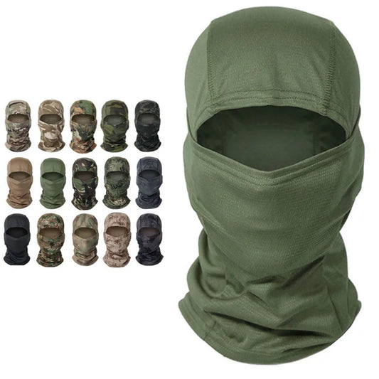 Masque Balaclava Tactique Multicam - Masque Complet de Protection du Visage, Chapeau de Cyclisme et Chasse, Camouflage, Écharpe Balaclava - BLACKBEARD OUTDOOR INDUSTRIES