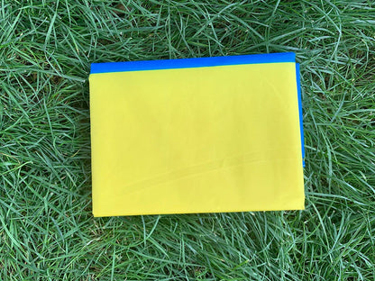 Drapeau National de l'Ukraine 90x150 cm - Bannière Suspendue en Polyester Bleu Jaune UA UKR pour Décoration BLACKBEARD OUTDOOR INDUSTRIES