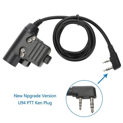 Câble Adaptateur U94 PTT – Type K Double Broche - BLACKBEARD OUTDOOR INDUSTRIES