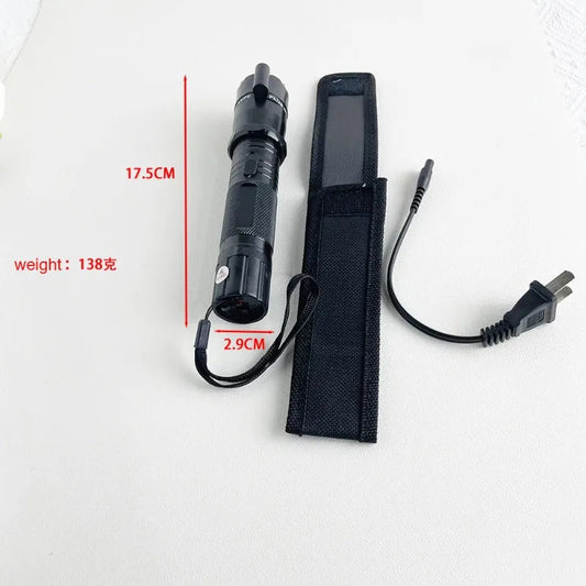 Upgraded Outdoor Flashlight Keychain Multi-Function Long-Range LED Flashlight with Direct USB Charging Portable Emergency Light BLACKBEARD OUTDOOR INDUSTRIES