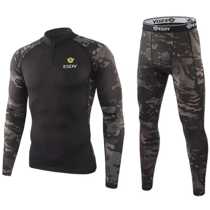 Ensemble Thermique Camouflage Hiver – Sous-vêtements Techniques pour Homme - BLACKBEARD OUTDOOR INDUSTRIES