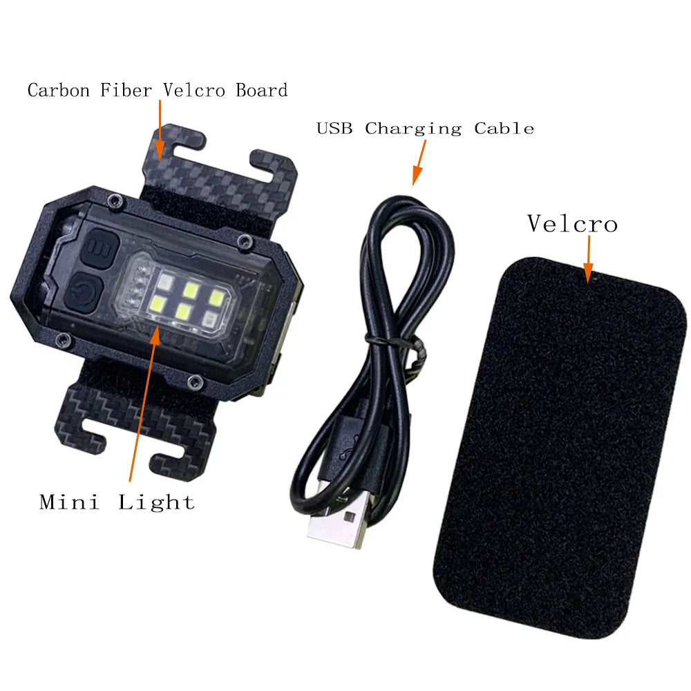 Lampe Tactique EDC - Lampe Mini Portable avec Plaque en Boucle et Crochet, Idéale pour Camping, Randonnée et Sécurité BLACKBEARD OUTDOOR INDUSTRIES