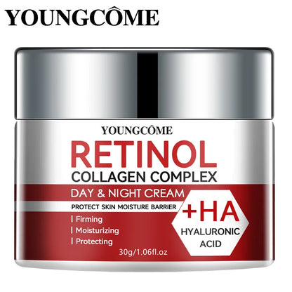 Crème Visage Anti-Âge et Hydratante au Rétinol et Collagène | Soin Réparateur Profond pour Peau Sèche et Mature - BLACKBEARD OUTDOOR INDUSTRIES
