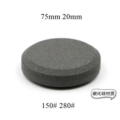 Pierre à Aiguiser Double Face – Whetstone Rond pour Couteaux, Haches, Machettes, Pelles et Outils Extérieurs - BLACKBEARD OUTDOOR INDUSTRIES