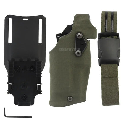 Holster Tactique de Cuisse – Pour Glock 17 Gen4 / G19 avec Lampe X300 / X300U - BLACKBEARD OUTDOOR INDUSTRIES