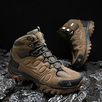 Bottes de Randonnée Hautes pour Homme – Chaussures Outdoor d’Hiver, Lacets, Antidérapantes, Confortables et Chaudes, Idéales pour Trekking et Activités Sportives - BLACKBEARD OUTDOOR INDUSTRIES