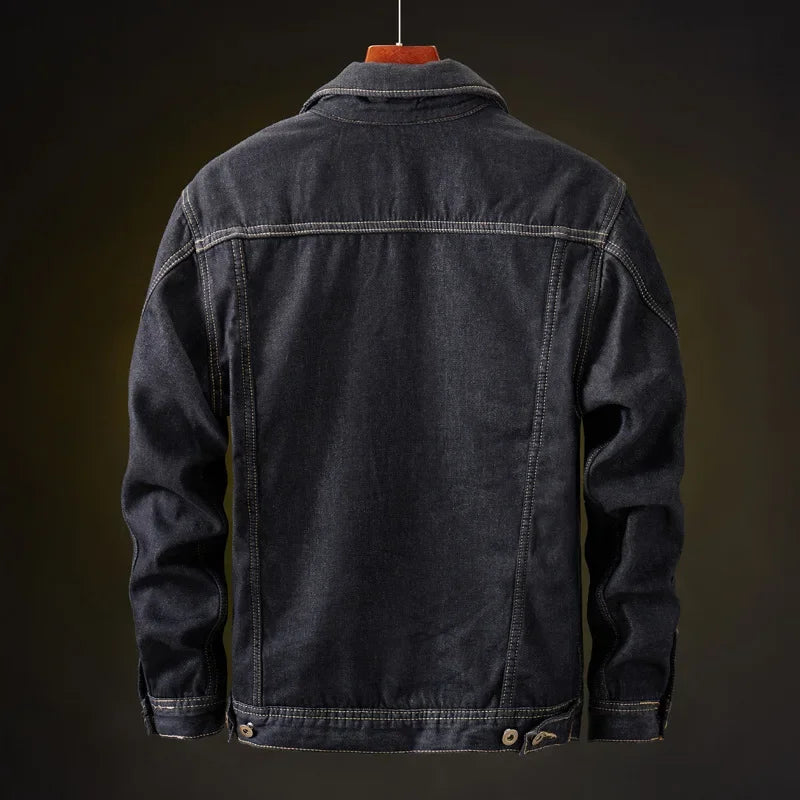 Veste en Jean Hiver Homme | Fleece Chaud | Coupe Décontractée – FAVOCENT - BLACKBEARD OUTDOOR INDUSTRIES
