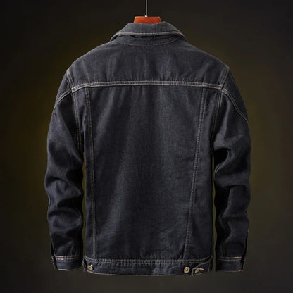 Veste en Jean Hiver Homme | Fleece Chaud | Coupe Décontractée – FAVOCENT - BLACKBEARD OUTDOOR INDUSTRIES