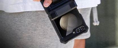 I-BLASON For Samsung Galaxy Z Flip 7 FE/6/5 Case Armorbox Full-Body Military Protection Phone Case with Screen Protector & Stand BLACKBEARD OUTDOOR INDUSTRIES