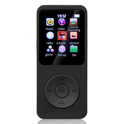 Lecteur MP3 Portable HiFi P3 avec Écran TFT 1,8’’ Bluetooth 5.4 | Haut-parleur intégré | Lecture Vidéo | Radio FM | Enregistreur Vocal | Lecteur E-Book - BLACKBEARD OUTDOOR INDUSTRIES