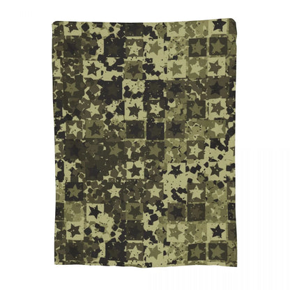 Couverture Multicam en Velours – Plaid Camouflage Militaire Multifonction, Douce et Légère - BLACKBEARD OUTDOOR INDUSTRIES