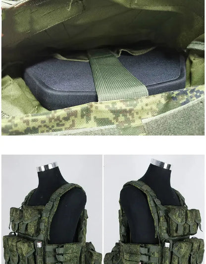 Gilet Tactique Russe 6B46 – Système Chest Rig EMR avec Plaque EVA et Pochettes AK – Équipement de Combat Professionnel Ma boutique