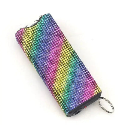 DiamondInlaid Multifunctional Portable Outdoor Tool Flashlight Arc Lighter USB Rechargeable Women's Gift BLACKBEARD OUTDOOR INDUSTRIES