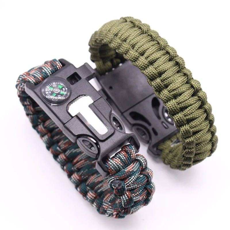 Bracelet de Survie Multi-fonction en Paracorde 4 mm – Équipement Militaire d'Urgence - BLACKBEARD OUTDOOR INDUSTRIES