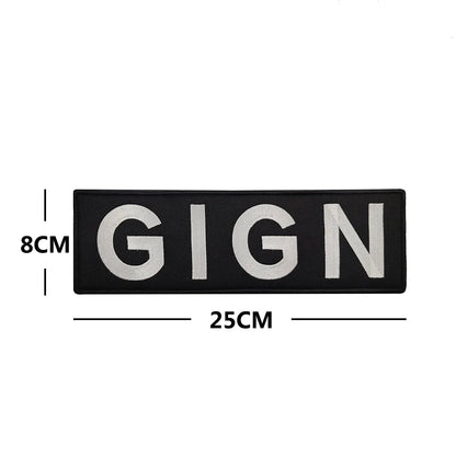 Patch Tactique France GIGN Infrared – Brodé avec Drapeau et Effet Réfléchissant IR - BLACKBEARD OUTDOOR INDUSTRIES