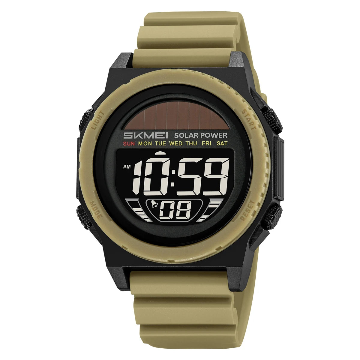 Montre Digitale Sportive Homme SKMEI 2358 – Énergie Solaire, Étanche 5Bar, Chronographe - BLACKBEARD OUTDOOR INDUSTRIES