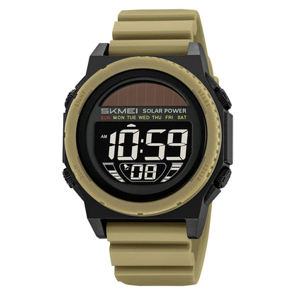 Montre Digitale Sportive Homme SKMEI 2358 – Énergie Solaire, Étanche 5Bar, Chronographe - BLACKBEARD OUTDOOR INDUSTRIES