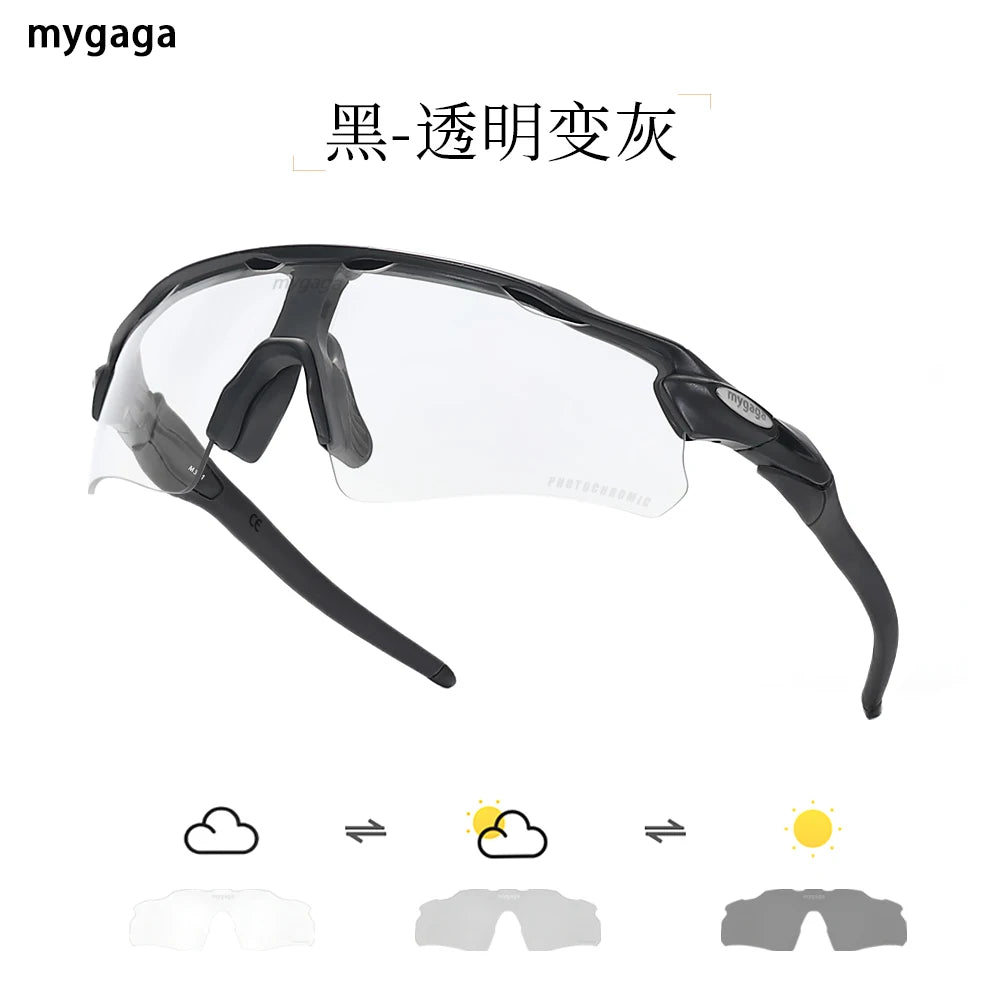 MYGAGA Lunettes de Cyclisme Photochromiques Polarisées – Unisexe - BLACKBEARD OUTDOOR INDUSTRIES
