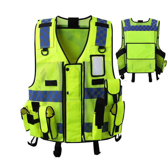 Gilet Réfléchissant Haute Visibilité - Sécurité Accrue pour Toutes les Activités Extérieures - BLACKBEARD OUTDOOR INDUSTRIES