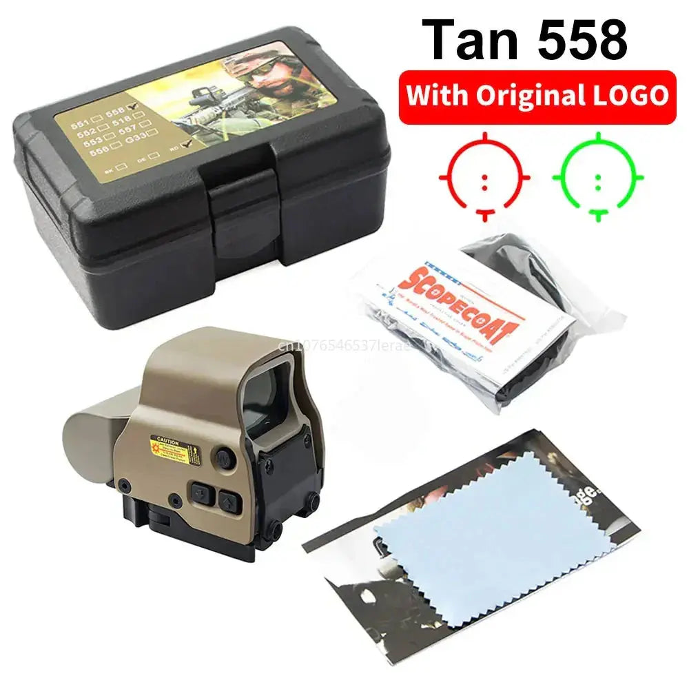 558 Viseur Holographique à Point Rouge avec Magnificateur 3X/5X G33/G43/G45 - Rail 20mm & Système de Fixation Rapide Ma boutique