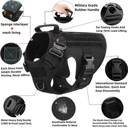 Harnais Tactique Militaire pour Chien – COOYOMOO Ma boutique