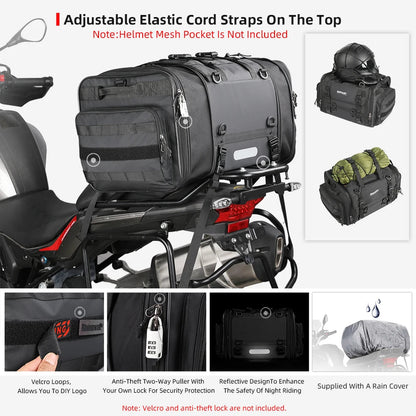 sacoche de voyage pour moto Rhinowalk 19L / 80L Ma boutique