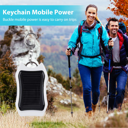 Mini Power Bank Solaire Porte-Clés 950mAh avec Lampe LED – Ultra Portable - BLACKBEARD OUTDOOR INDUSTRIES