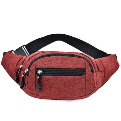Sac Banane Homme Étanche – Style Coréen, Toile Oxford, Multi-usage - BLACKBEARD OUTDOOR INDUSTRIES