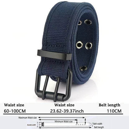 Ceinture Tactique en Toile 4CM pour Homme – Ceinture Militaire pour Travail, Jeans et Tenue Quotidienne - BLACKBEARD OUTDOOR INDUSTRIES