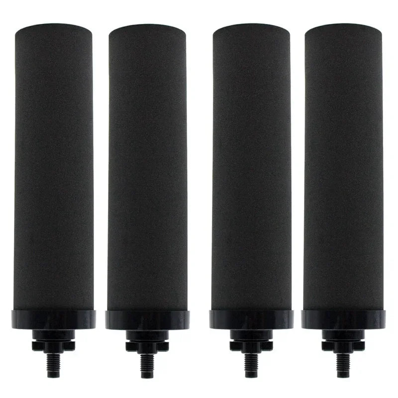 Lot de 4 Filtres à Eau à Charbon Actif de Coquille de Noix de Coco Noirs pour BERKEY BB9-2 – Compatible avec Systèmes de Filtration par Gravité Ma boutique