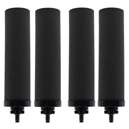 Lot de 4 Filtres à Eau à Charbon Actif de Coquille de Noix de Coco Noirs pour BERKEY BB9-2 – Compatible avec Systèmes de Filtration par Gravité Ma boutique