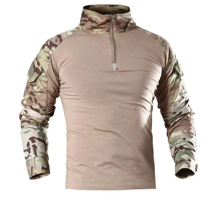 🪖 Chemise de Combat Camouflage Homme – TOMITANY Airsoft | Paintball | Randonnée | Tactique | Manches longues - BLACKBEARD OUTDOOR INDUSTRIES