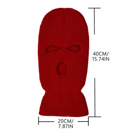 Balaclava cagoule trois trous en fibre acrylique Ma boutique