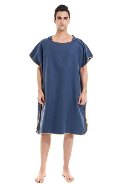 Poncho de Surf avec Capuche – Serviette Microfibre Multifonctionnelle pour la Plage, le Bain et le Changement de Combinaison BLACKBEARD OUTDOOR INDUSTRIES