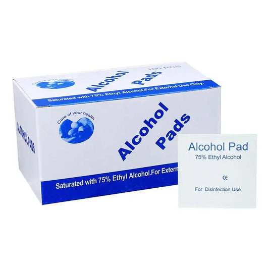 100pcs/boîte – Tampons Alcoolisés Jetables Lingettes désinfectantes – 75% Alcool | Pour usage médical, domestique et extérieur Ma boutique