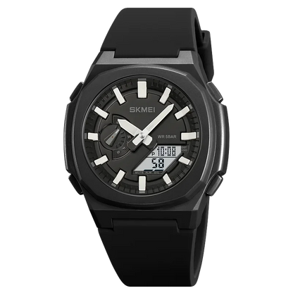 Montre de Sport SKMEI 2091 pour Homme – Montre Numérique Militaire Résistante à l'Eau avec Fonction Compte à Rebours et Date - BLACKBEARD OUTDOOR INDUSTRIES