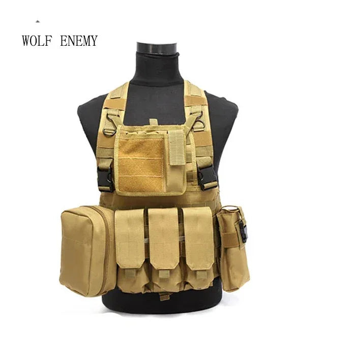 Chest Rig Tactique “Apron” – Wolf Enemy Performance professionnelle – Polyvalence outdoor – Design opérationnel Ma boutique