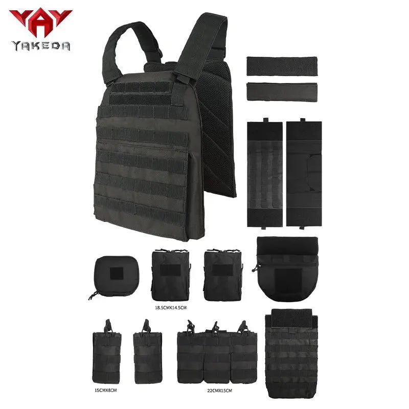 Gilet Tactique YAKEDA - Sac Équipement 5 pièces, Résistant à l'usure et à la déchirure Ma boutique