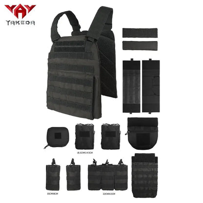 Gilet Tactique YAKEDA - Sac Équipement 5 pièces, Résistant à l'usure et à la déchirure Ma boutique