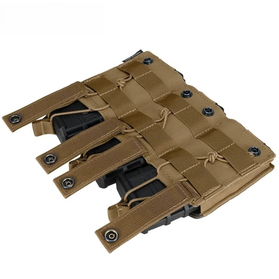 IDOGEAR Poche Tactique LSR 556 Triple Mag Carrier MOLLE - Poche à Munitions Découpée au Laser BLACKBEARD OUTDOOR INDUSTRIES