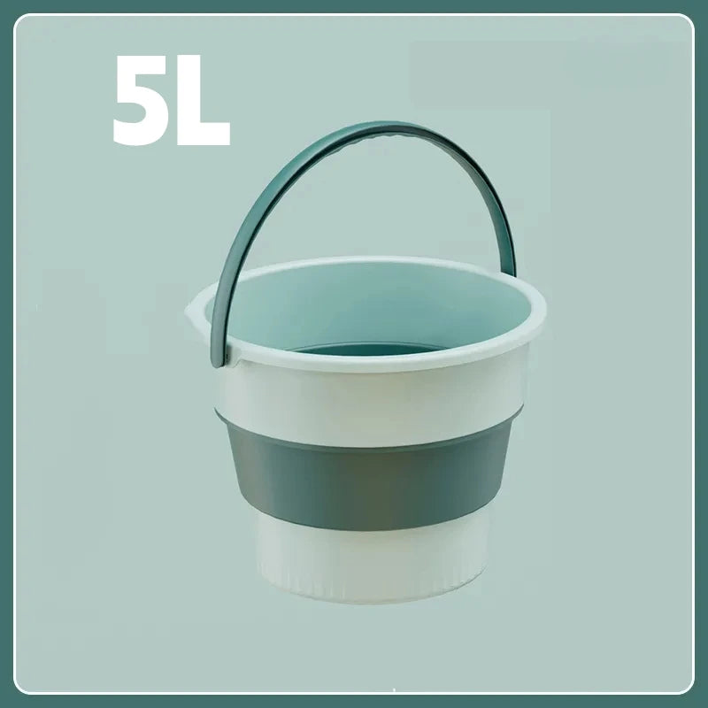 Seau Pliable avec Couvercle 5L / 10L / 17L — Seau Multi-Usages Portable pour Camping, Voiture, Pêche, Maison - BLACKBEARD OUTDOOR INDUSTRIES