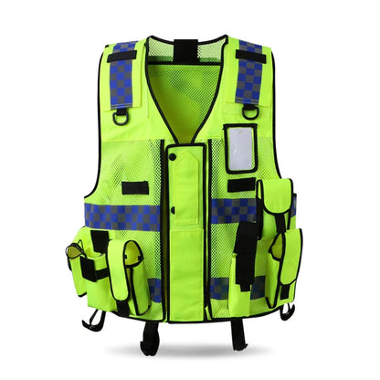 Gilet Réfléchissant Haute Visibilité - Sécurité Accrue pour Toutes les Activités Extérieures - BLACKBEARD OUTDOOR INDUSTRIES