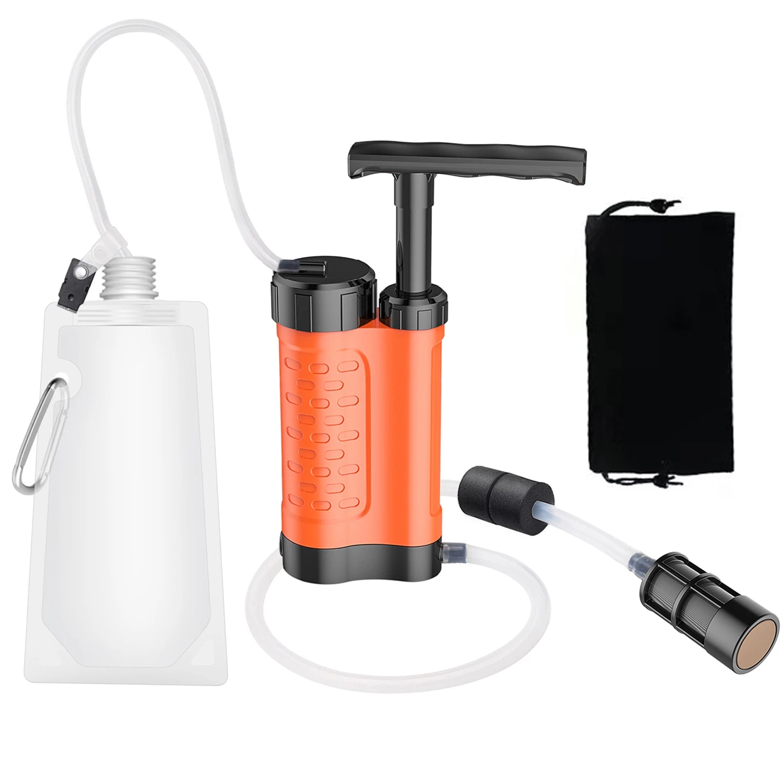 Pompe Purificateur d’Eau avec Filtre 0.01 Micron – Système de Filtration Portable pour Survie, Camping & Randonnée - BLACKBEARD OUTDOOR INDUSTRIES
