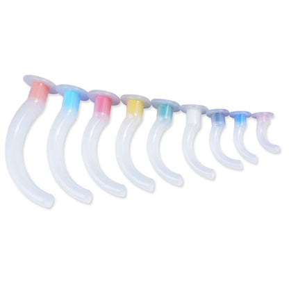 9 Pièces Tube Respiratoire Jetable Guedel - Code Couleur Oral, Airway Tube Premier Secours - BLACKBEARD OUTDOOR INDUSTRIES