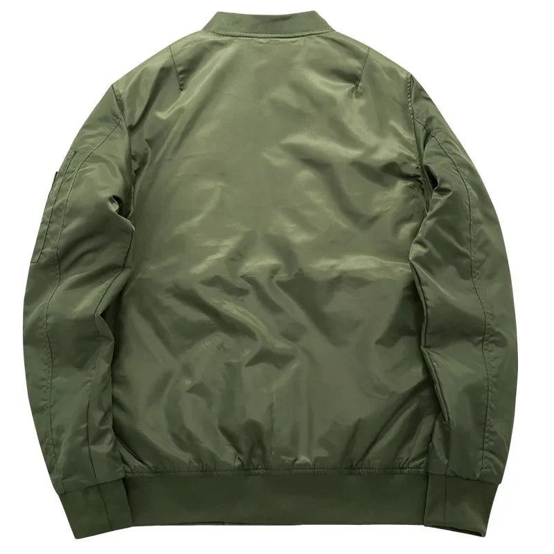Veste Bomb MA1 Pilote Homme 2023 – Veste Baseball Épaissie Automne-Hiver, Coupe Casual et Militaire - BLACKBEARD OUTDOOR INDUSTRIES