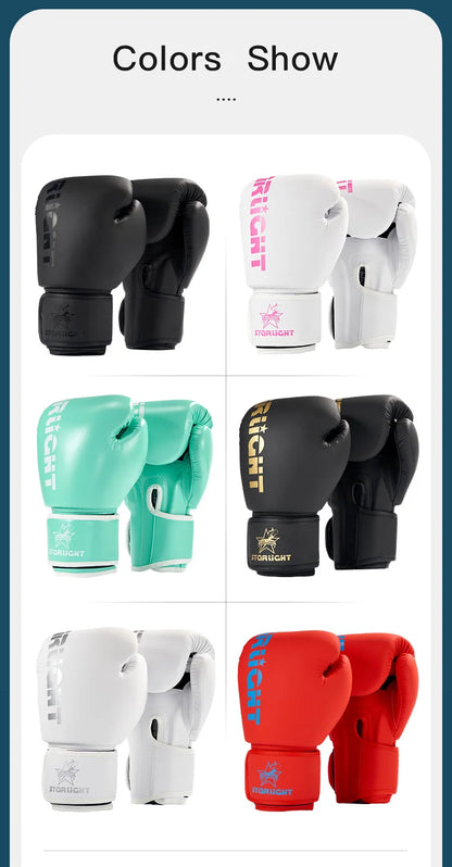 Gants de Boxe Professionnels 10/12/14/16 oz – Gants de Combat Muay Thai, MMA, Entraînement pour Hommes et Femmes - BLACKBEARD OUTDOOR INDUSTRIES