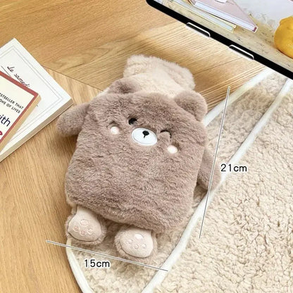 Bouillotte Kawaii Isolante en Caoutchouc avec Housse en Peluche Ma boutique